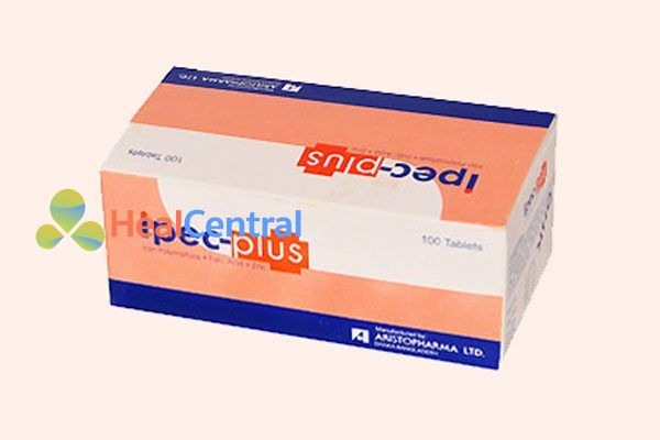 Hộp thuốc Ipec-Plus tablets 