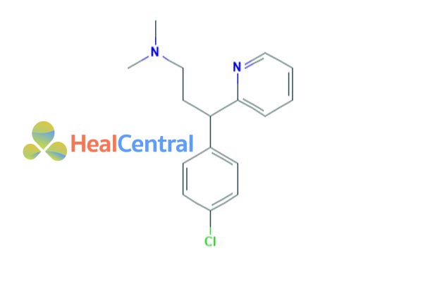 Công thức hóa học của Chlorpheniramin