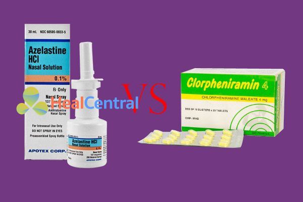Thử nghiệm so sánh azelastine và chlorpheniramin