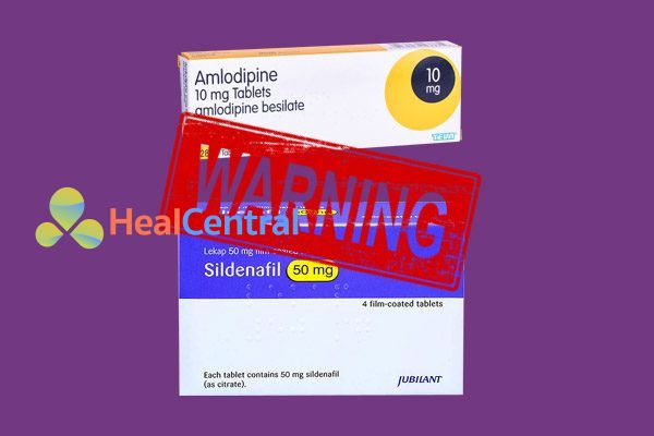 Tương tác thuốc Amlodipine và Sildenafil