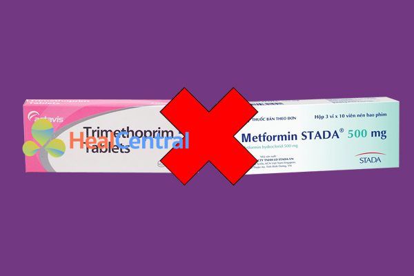 Tương tác thuốc trimethoprim và metformin