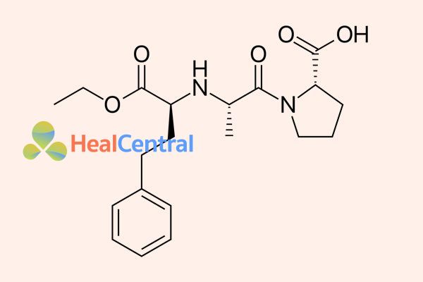 Cấu trúc hóa học Enalapril