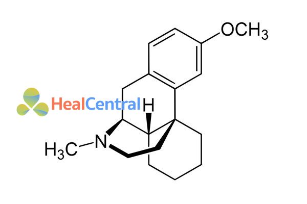 Cấu trúc hóa học dextromethorphan