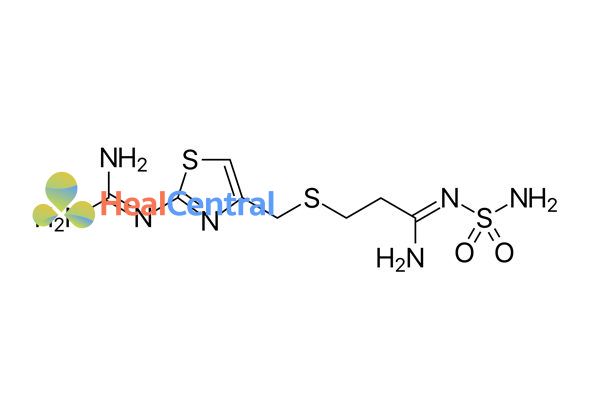 Công thức hóa học của Famotidine