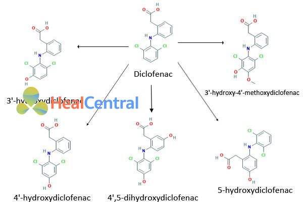 Chuyển hóa Diclofenac