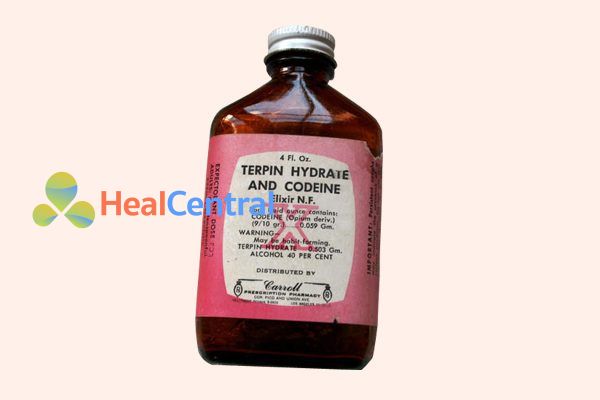 Dạng elixir chứa terpin hydrate và codeine