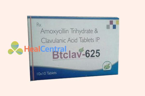 Thuốc Amoxicilline phối hợp với Acid clavulanic