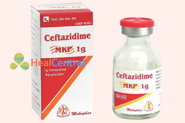 Thuốc tiêm truyền ceftazidime