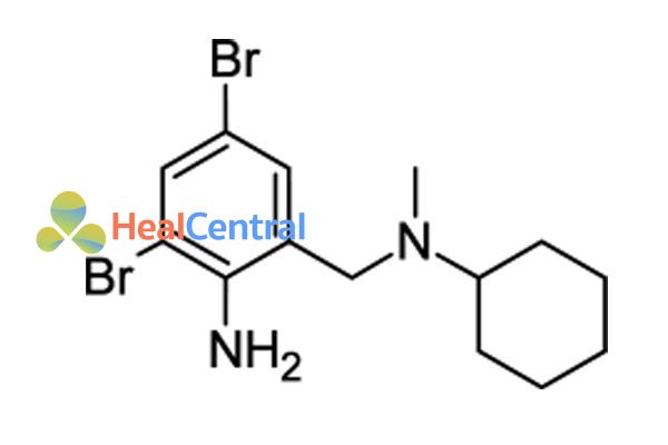 Công thức hóa học của Bromhexine