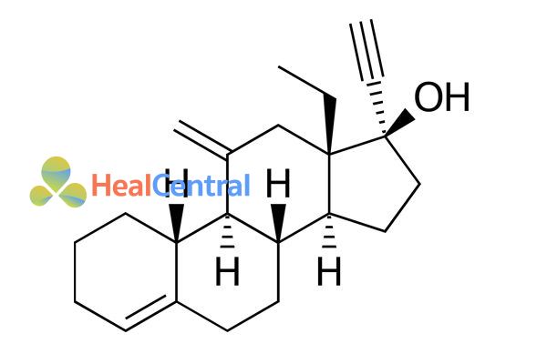 Cấu trúc hóa học của Desogestrel