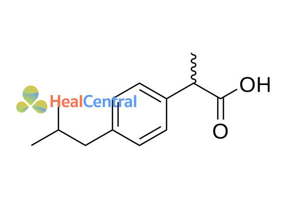 Công thức hóa học Ibuprofen