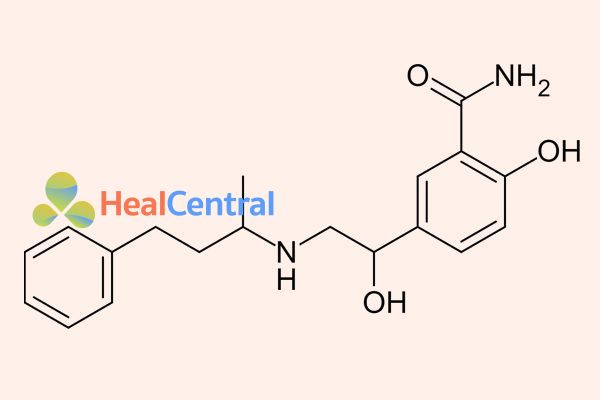 Công thức hóa học labetalol