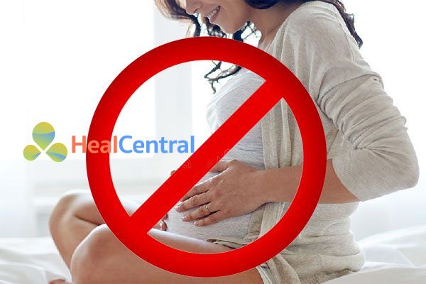 Không sử dụng thuốc lisinopril cho phụ nữ có thai