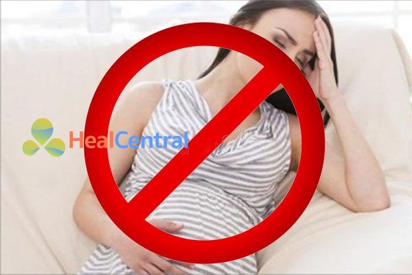 Không sử dụng thuốc perindopril cho phụ nữ có thai