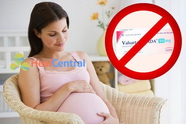 Không sử dụng thuốc valartan cho phụ nữ có thai.