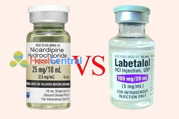 So sánh thuốc nicardipine và labetalol