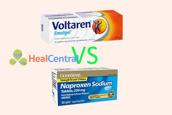 So sánh Voltaren và Naproxen