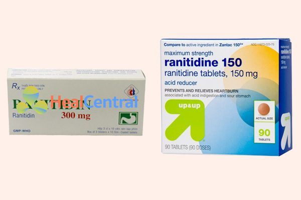 Thuốc Ranitidin 300mg và Ranitidin 150mg 