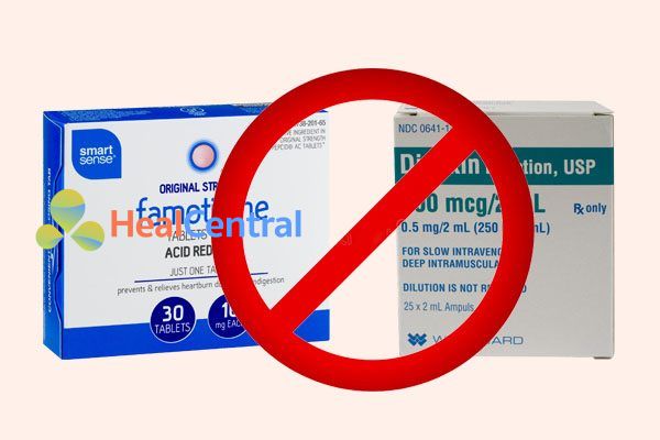 Tương tác thuốc famtidne và digoxin