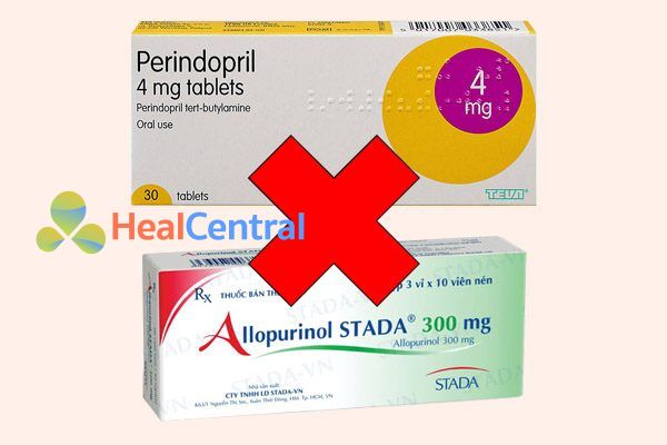 Tương tác thuốc perindopril và allopurinol