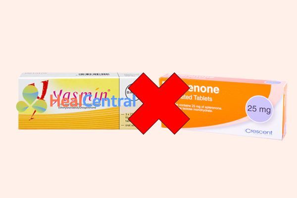 Tương tác thuốc yasmin(drospirenone) và eplerenone