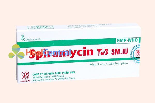 Hộp thuốc Spiramycin