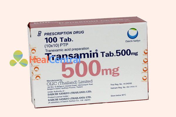 Hộp thuốc Transamin