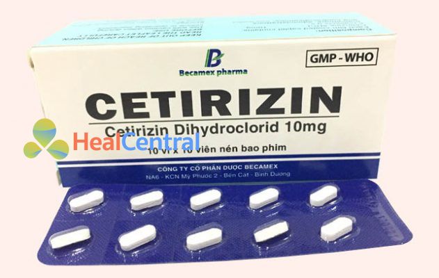 Thuốc Cetirizin 10mg