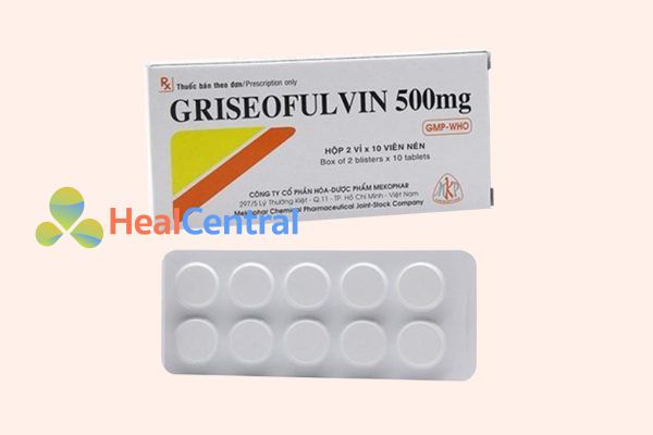 Hộp thuốc Griseofulvin