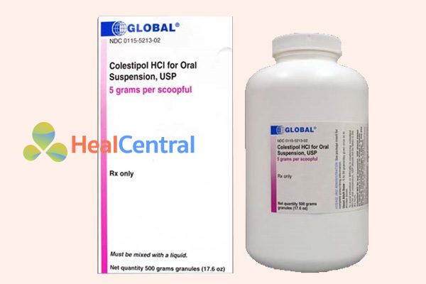 Thuốc Colestipol HCl for Oral Suspension, USP