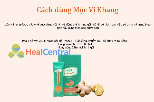 Cách dùng Mộc Vị Khang