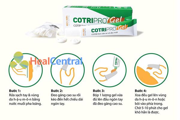 Hướng dẫn sử dụng Cotripro Gel