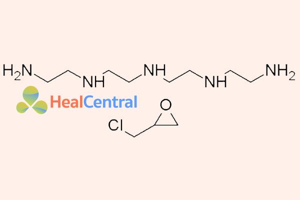 Hai thành phần cấu tạo nên 1 monomer của colestipol