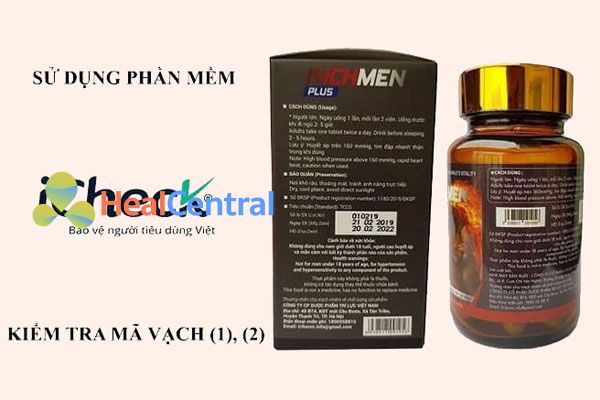 Check sản phẩm Viên uống Kichmen Plus