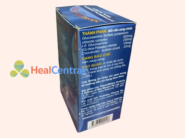 Metic glucotin chứa Glucosamin