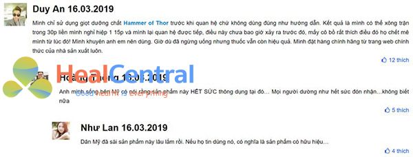 Một số review của khách hàng về Hammer of Thor