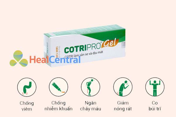 Tác dụng của Cotripro Gel