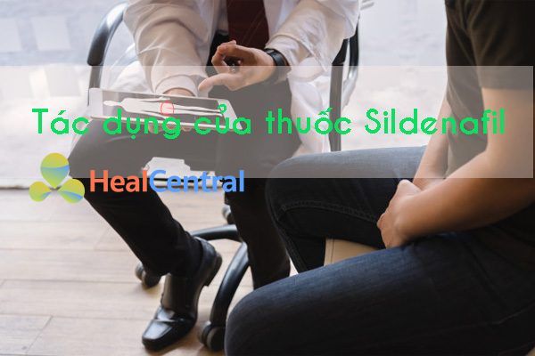 Thuốc Sildenafil có tác dụng điều trị rối loạn cương dương