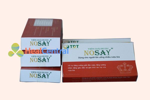 Thuốc giai rượu NOSAY không lo say rượu