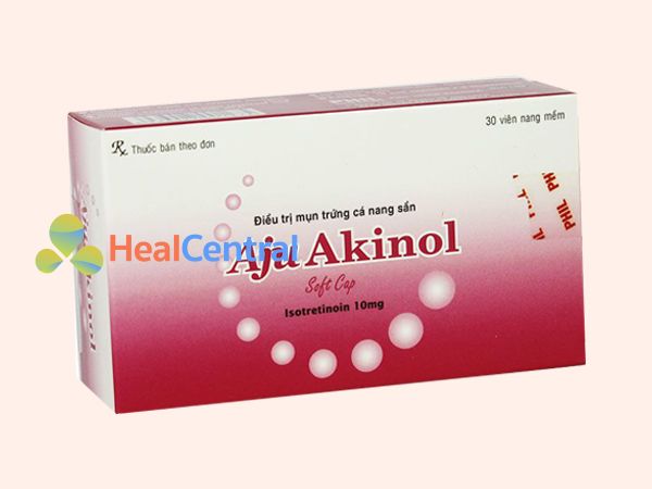 Thuốc trị mụn Aju Akinol được sản xuất tại Việt Nam