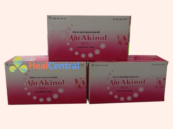 Thuốc trị mụn Aju Akinol - điều trị mụn trứng cá