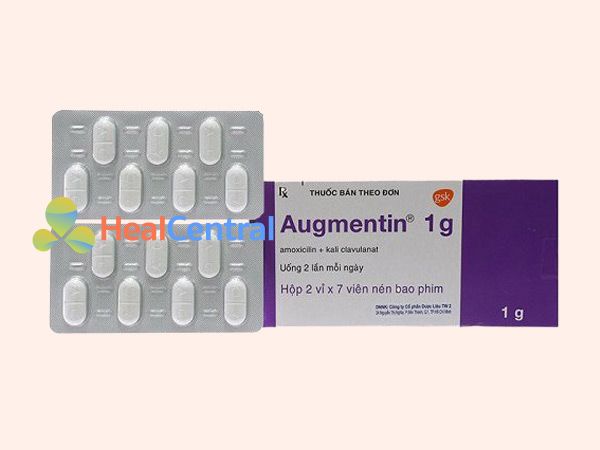 Thuốc Augmentin 1g dạng viên nén