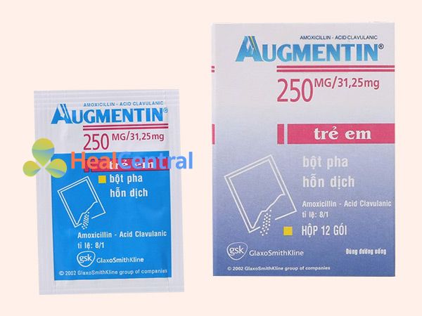 Hình ảnh Thuốc Augmentin dùng cho trẻ em