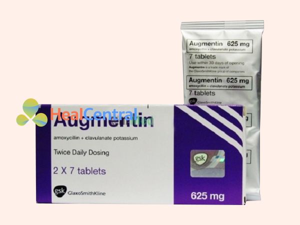 Thuốc Augmentin hàm lượng 625mg