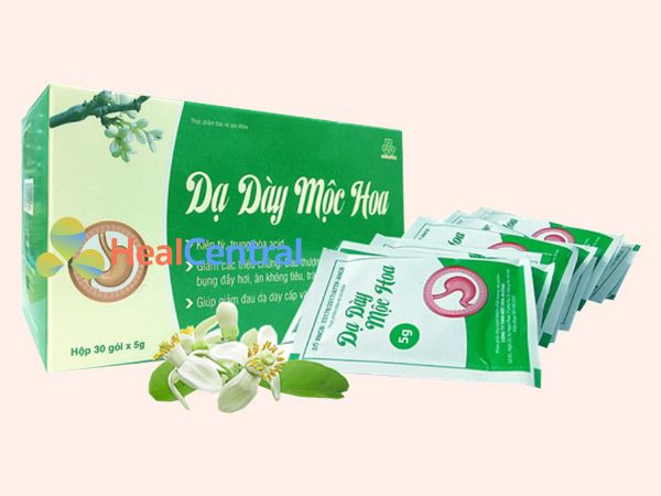 Hộp sản phẩm Dạ Dày Mộc Hoa chính hãng