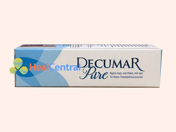 Hình ảnh bao bì kem trị mụn Decumar Pure