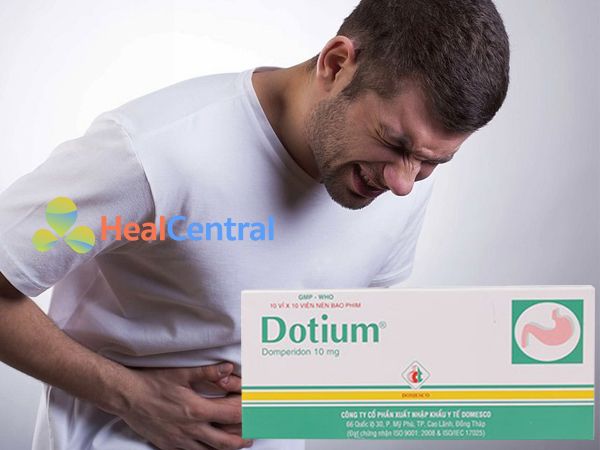 Thuốc Dotium được bào chế dưới dạng viên nén