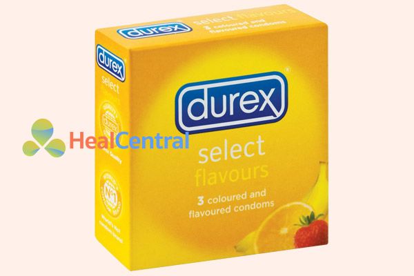 Bao cao su Durex Select Flavours có 4 hương vị