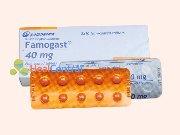 Hình ảnh hộp thuốc Famogast 40mg