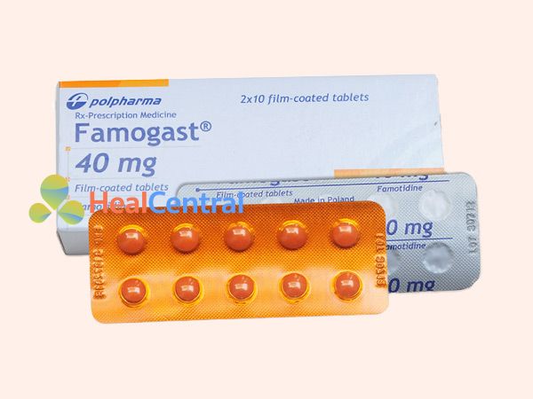 Hình ảnh hộp thuốc Famogast 40mg